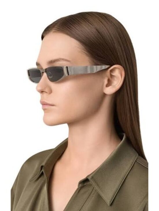 New Saint Laurent Sunglasses Silver Metal Sunglasses SL739 001 main image 10